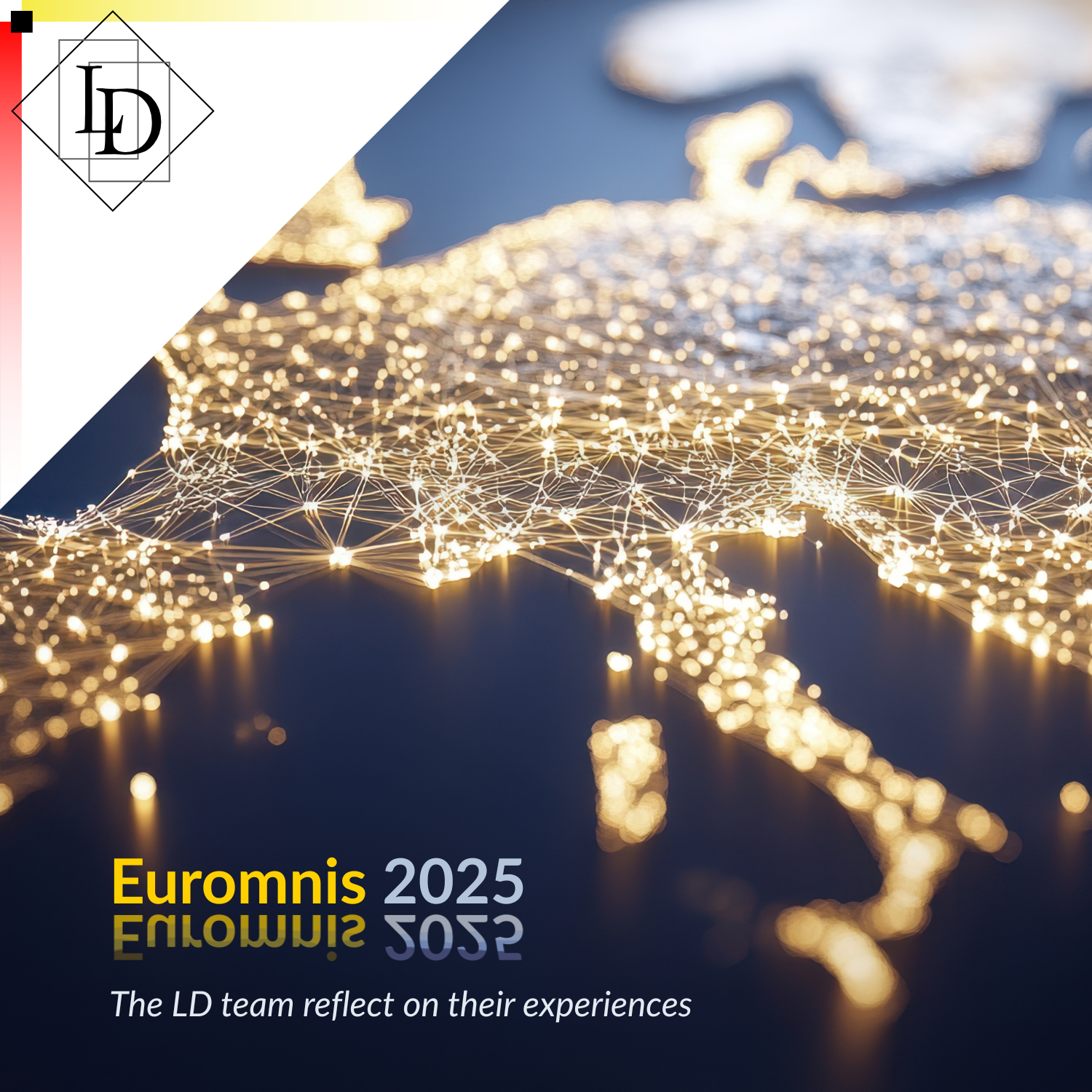An image of Europe with the caption "Euromnis 2025".